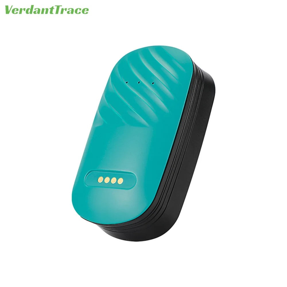 VerdantTrace 4G Pet GPS Collar Tracker Electronic Geo-Fence Real-Time Location Anti-Lost Alarm Device IP67Waterproof for Dog Cat