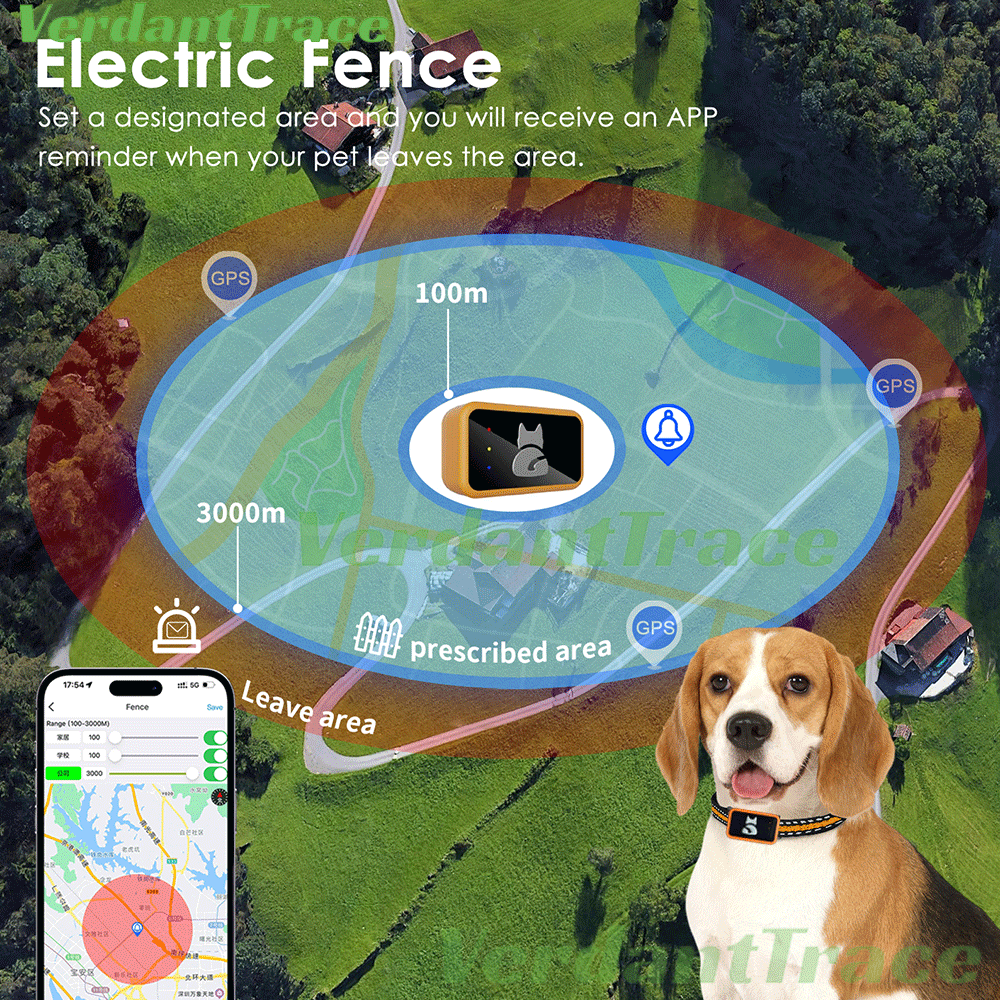 VT02 4G GPS Cat Tracker Free Dog Tracker