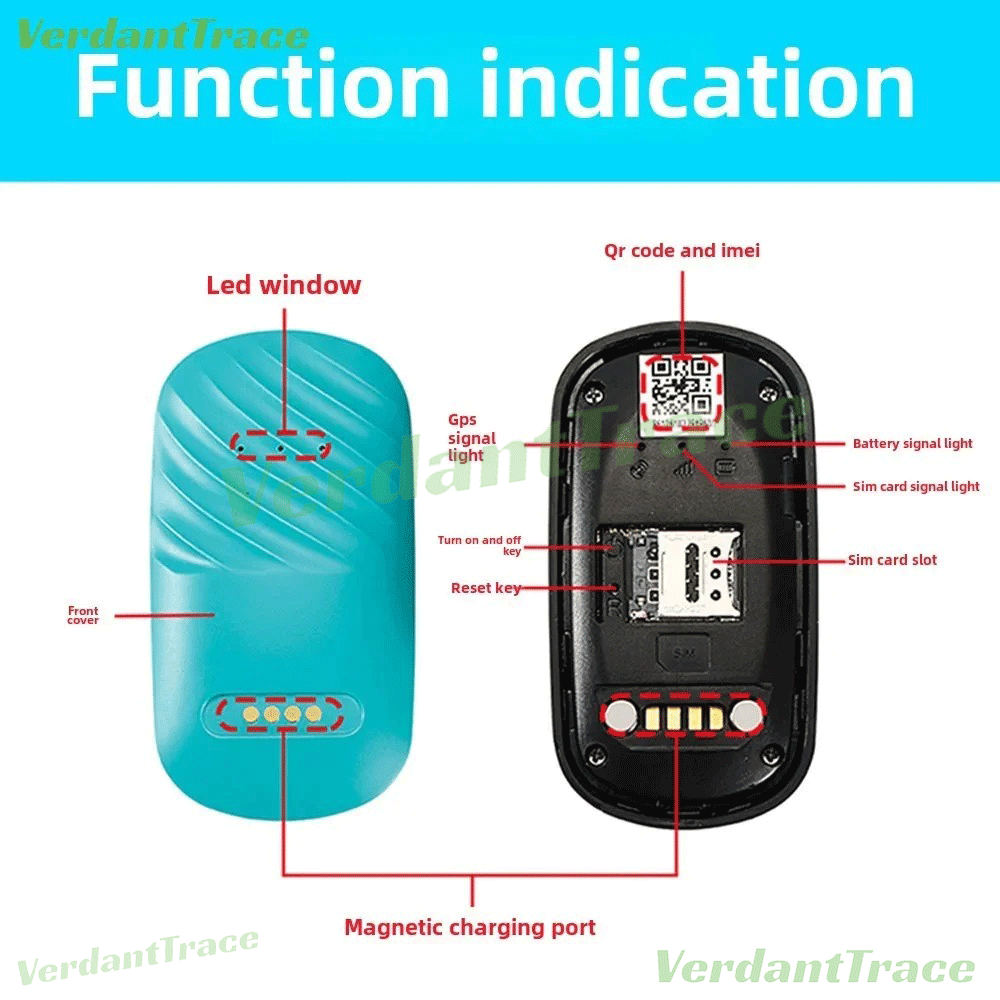VT51 4G Pet GPS Tracker Collar No Subscription