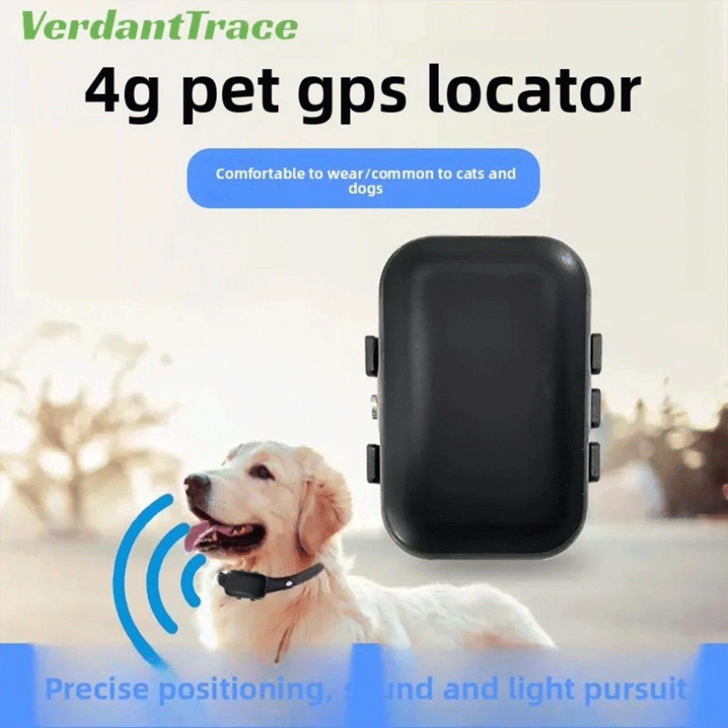 VT06 4G GPS Pet Tracker for Dogs & Cats