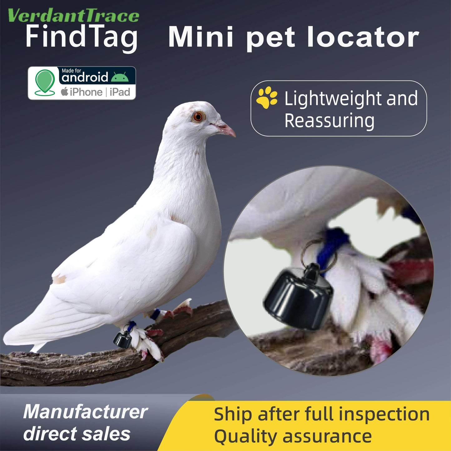 VT23 Findtag Android IOS Universal Mini Pet Tracker