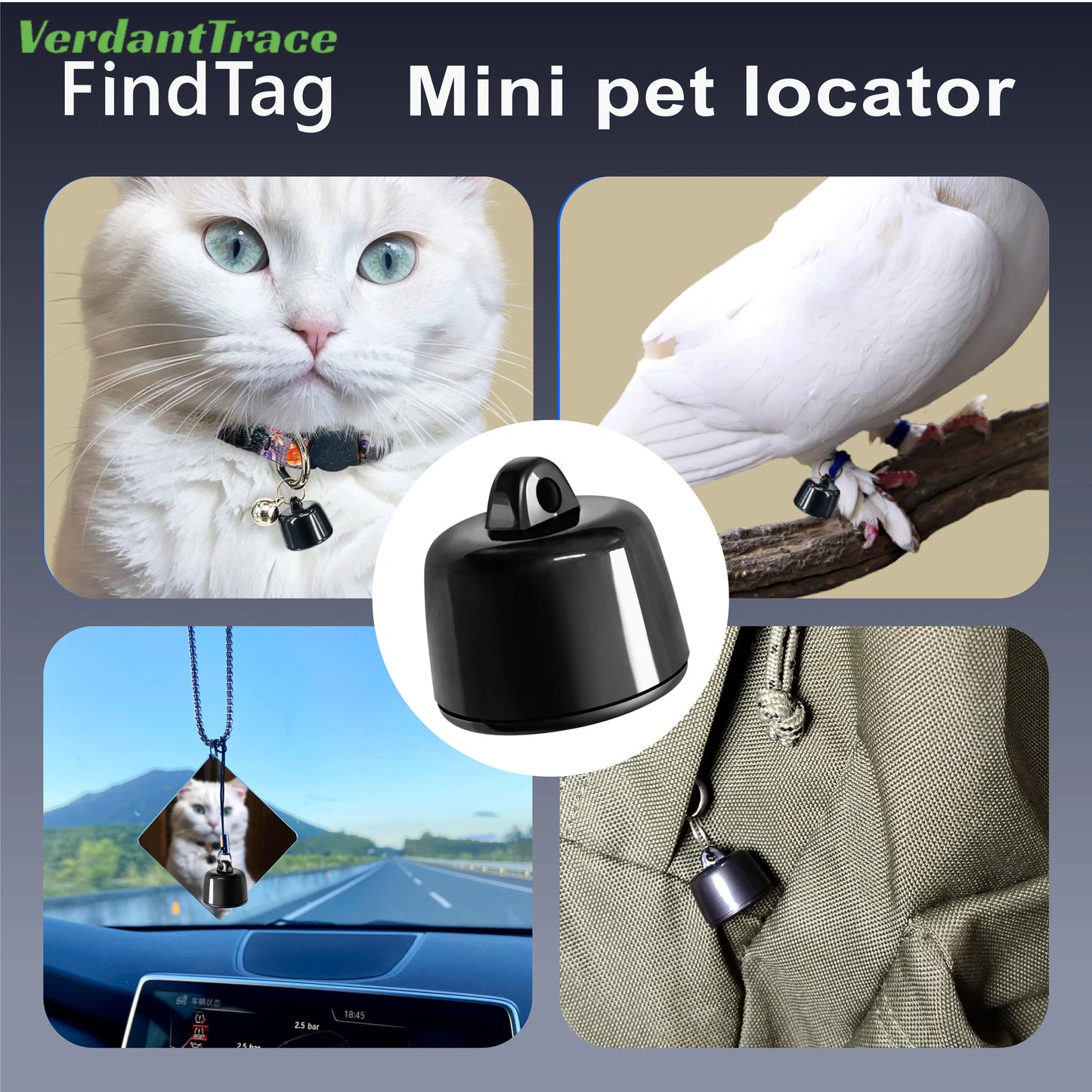 VT23 Findtag Android IOS Universal Mini Pet Tracker