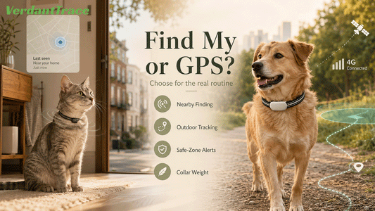 Find My collar vs GPS tracker comparison for choosing the right pet tracker first