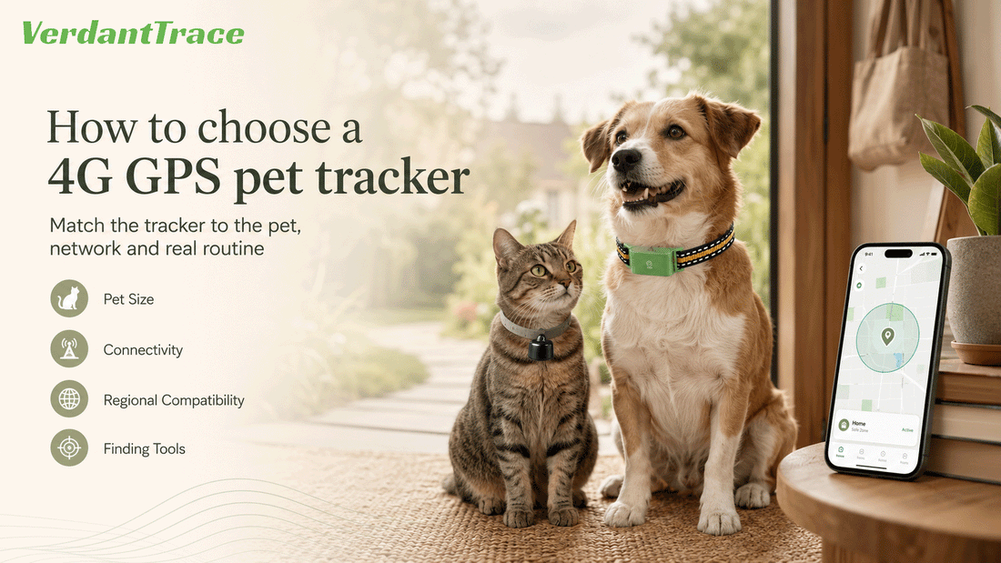 How to choose a 4G GPS pet tracker by pet size connectivity regional compatibility and finding tools