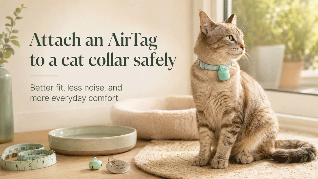 How to Attach an AirTag to a Cat Collar Safely: Fit, Noise & Comfort