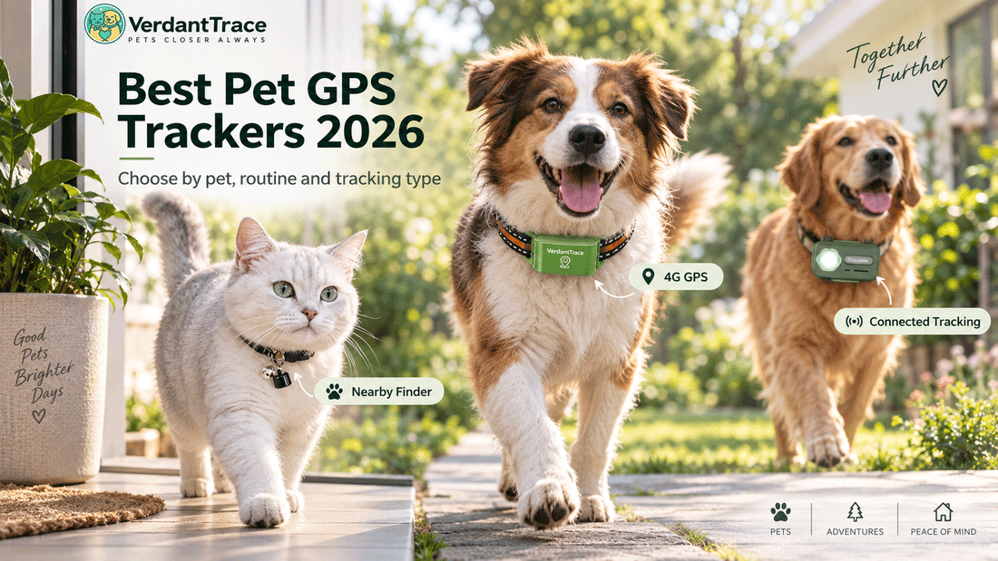 Best pet GPS trackers in 2026 for cats and dogs with nearby finder 4G GPS and connected tracking options