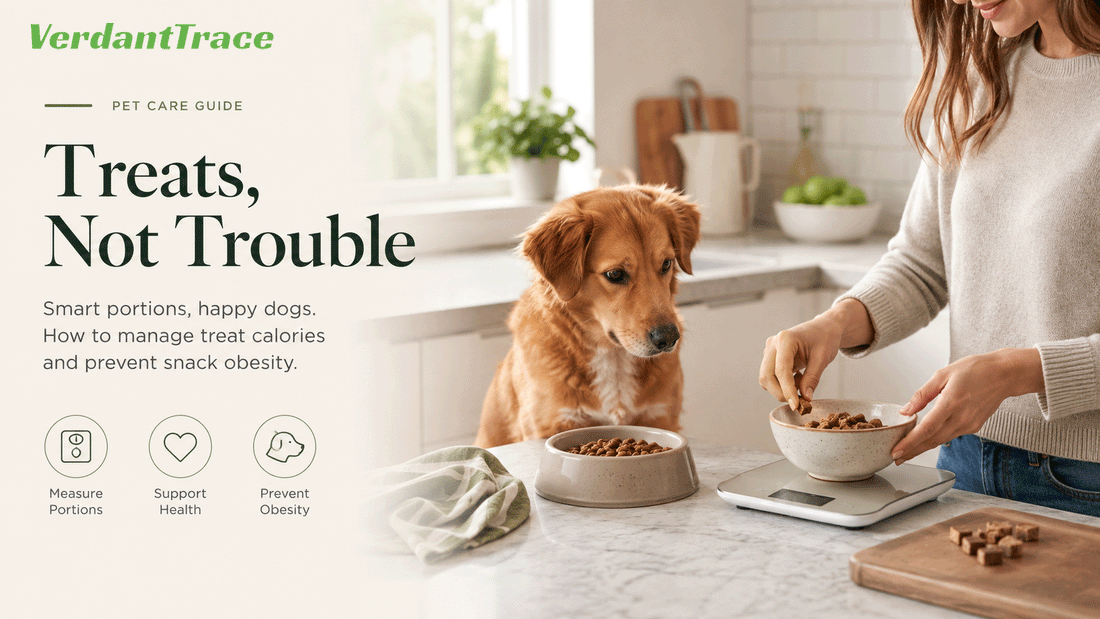 Dog treat calorie guide with activity tracking and outdoor safety awareness tools for healthier pet routines