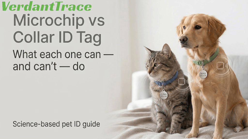 Microchip vs Collar ID Tag: What Each One Can (and Can’t) Do