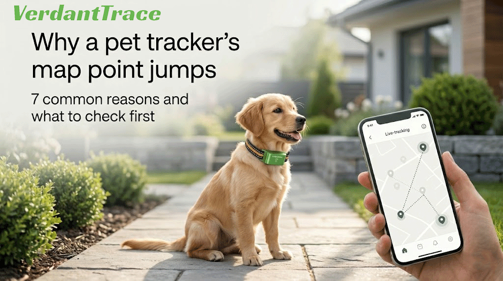 When a Pet Tracker’s Position Jumps: 7 Common Reasons and Fixes