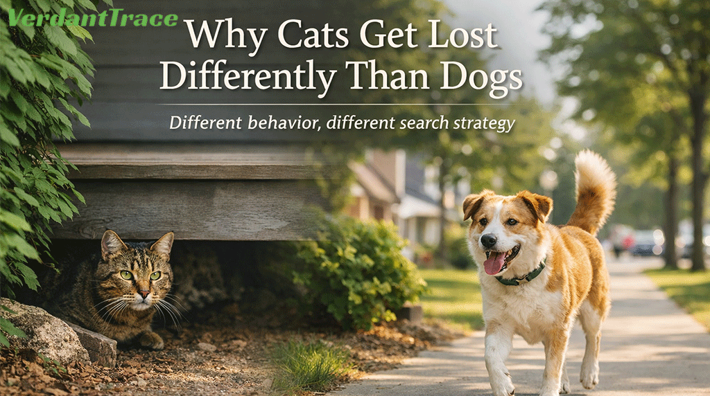 Why Cats Get Lost Differently Than Dogs