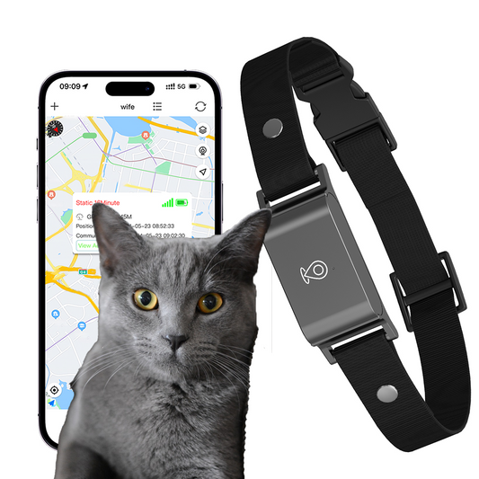 IP67 Waterproof Mini 4G GPS Animal Tracker Collar Anti-Lost Real Time Tracking Dog Cat Locator Pet Dog Cat Fashion Neck Collar