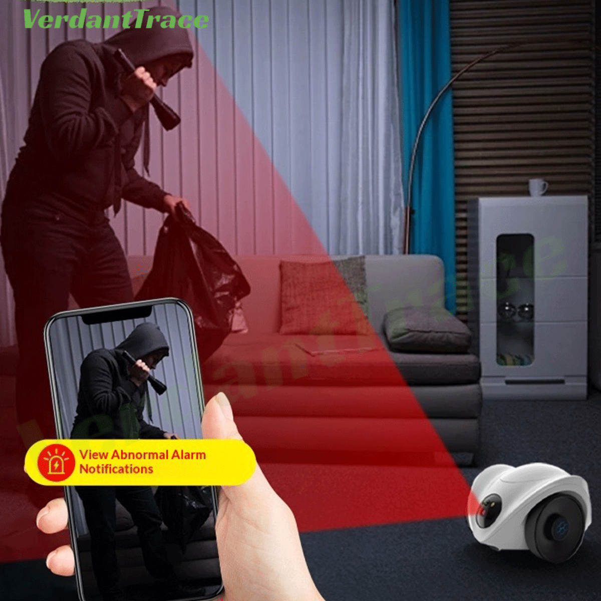 VTCR-01 Smart Pet Camera Robot with Treat Dispenser & 360° Mobile Monitoring