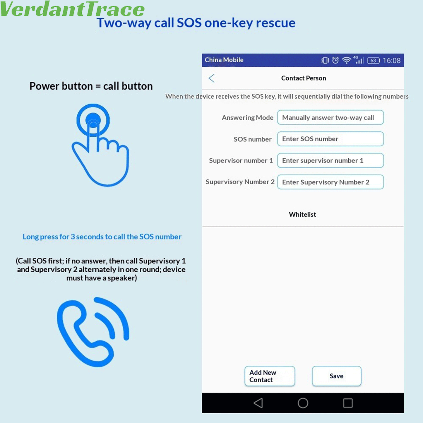 VTG2 4G Cat1 GPS Pet Tracker with LED Light