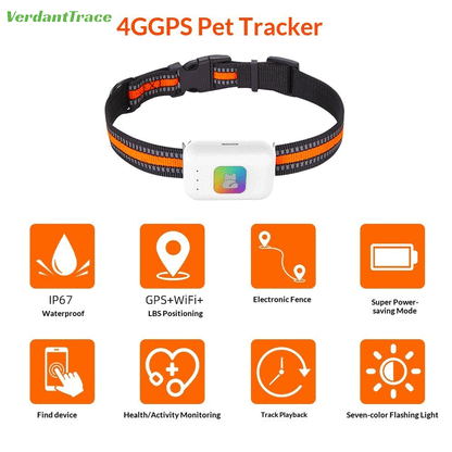 VTG2 4G Cat1 GPS Pet Tracker with LED Light