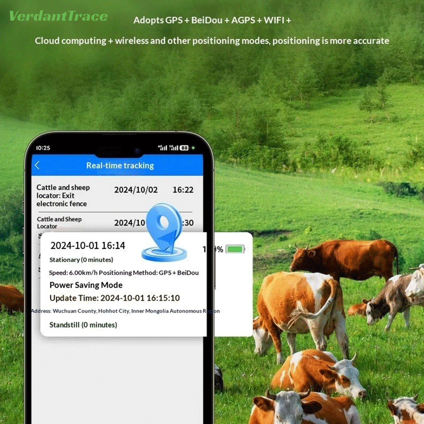 VTH1 Solar-GPS-Tracker für Nutzvieh