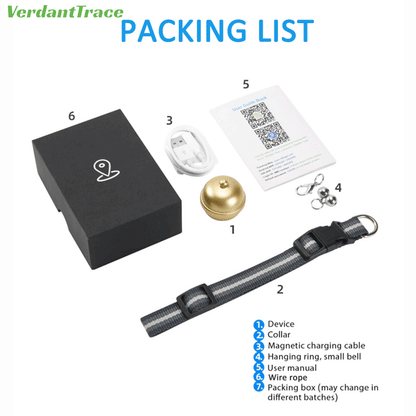 VT15 Mini Pet GPS Tracker for Dogs & Cats — Live Tracking & Geo-Fence