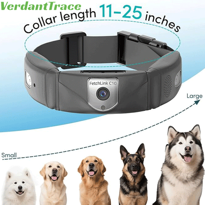 FetchLink C10 GPS Wireless Dog Fence with 2K Camera