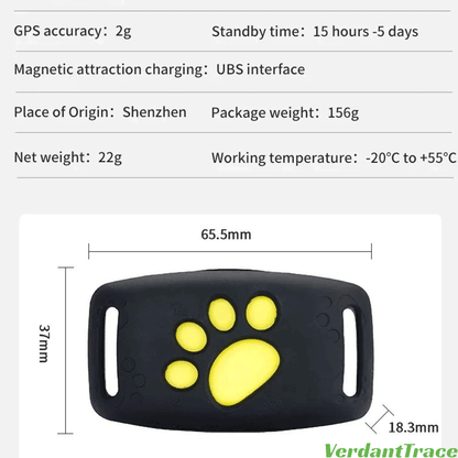 VTZ8 2G Pet GPS Tracker Collar
