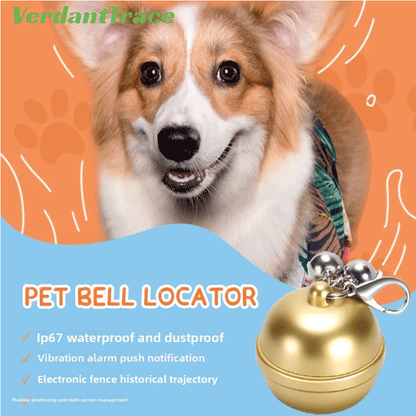 VT15 Mini Pet GPS Tracker for Dogs & Cats — Live Tracking & Geo-Fence