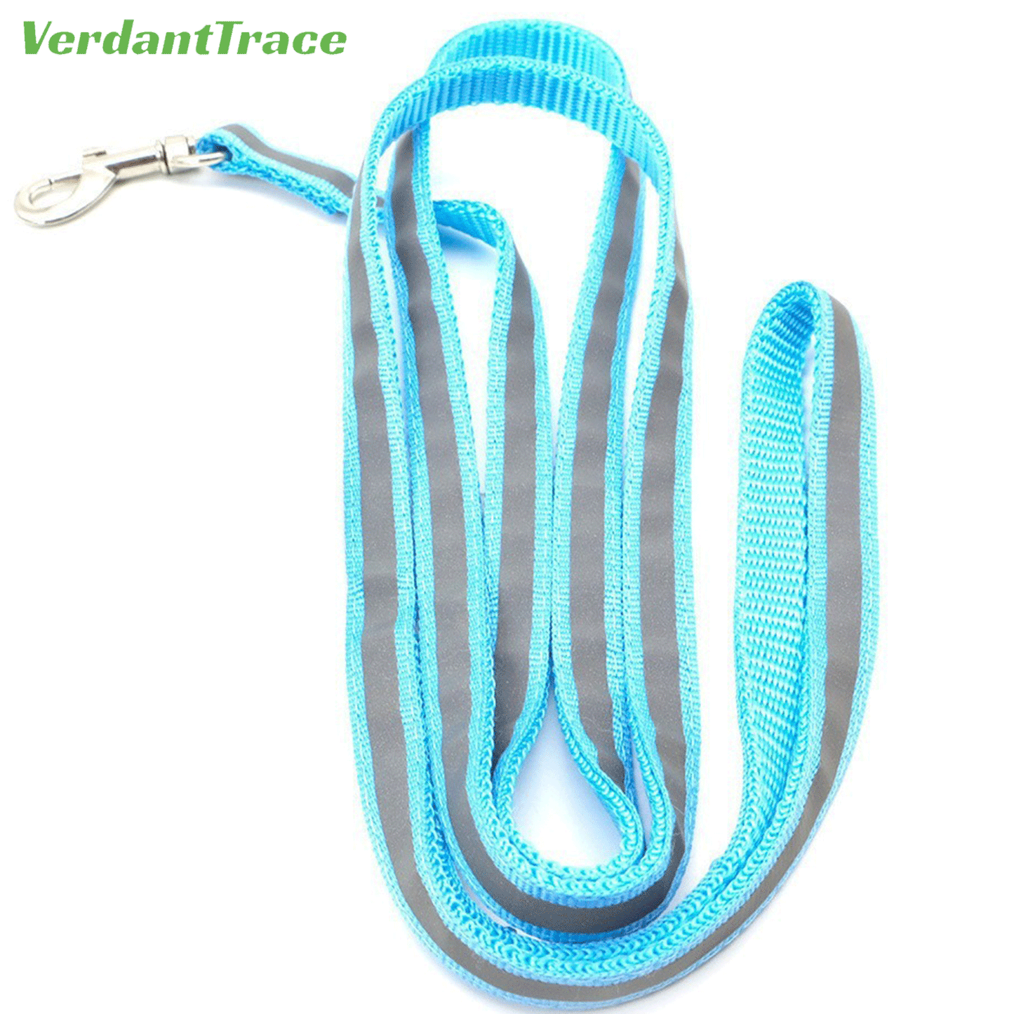 VerdantTrace AirTag Katzenhalsband – Reflektierendes Nylon, PU-Schutzhülle, Verstellbar 22–32 cm (ohne AirTag)