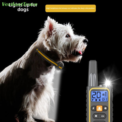 VerdantTrace Electric Dog Training Collar Waterproof Pet Remote Control Rechargeable Training Dogs Collars Shock Vibration Sound
