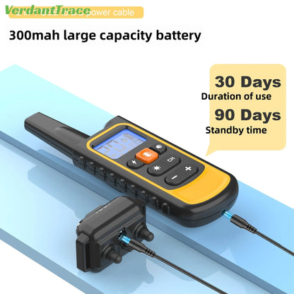 VerdantTrace Electric Dog Training Collar Waterproof Pet Remote Control Rechargeable Training Dogs Collars Shock Vibration Sound
