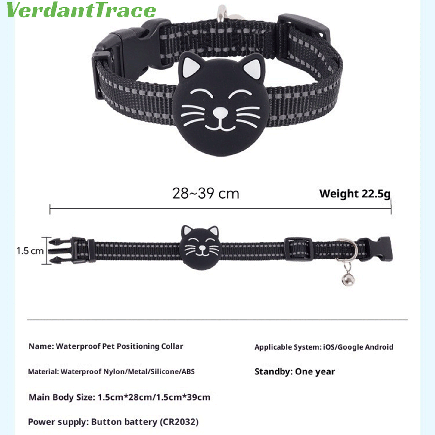 VT22 Mini Pet Finder Tag For Cats & Small Pets