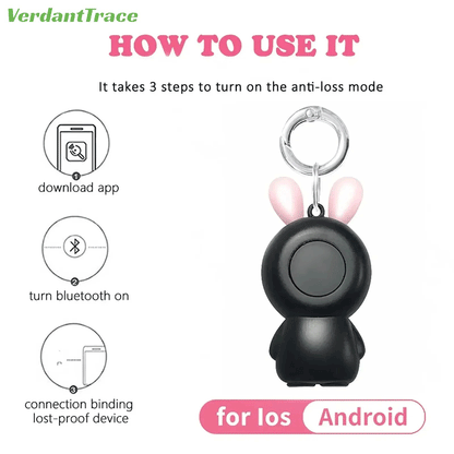 VT24 Mini kabelloser Bluetooth-Haustier-Tracker iOS/Android, Kindelf App