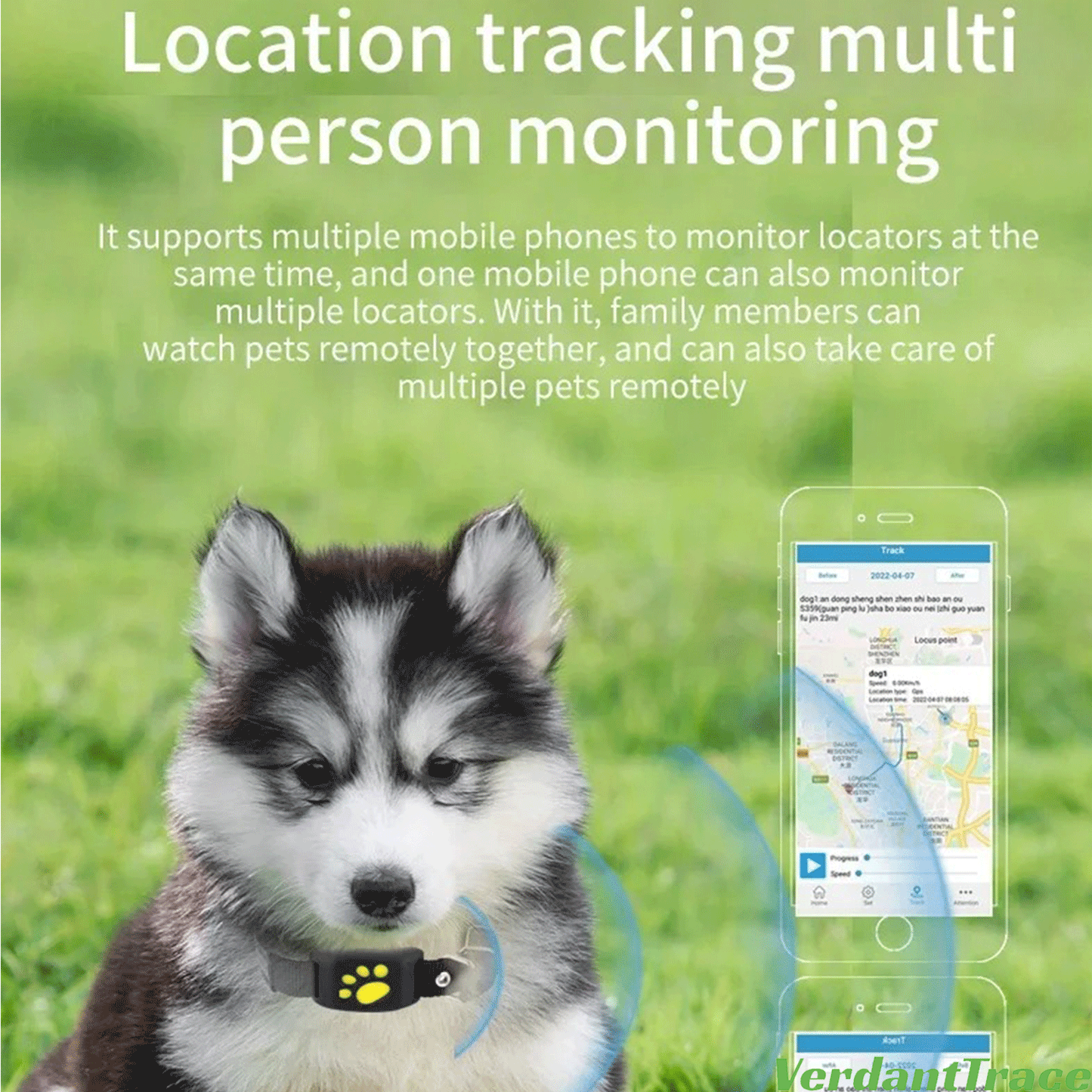 VTZ8 2G Pet GPS Tracker Collar