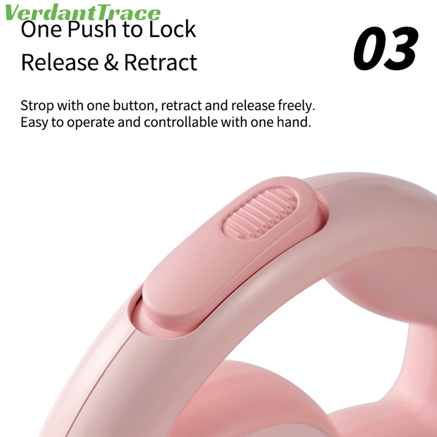 VTCW-01 Smart Retractable Pet Leash (3m) | With Light & Poop Bag