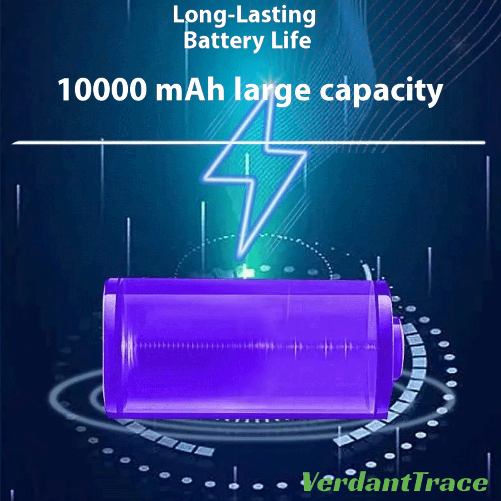 VTH5 livestock GPS tracker 10000mAh battery capacity illustration for extended outdoor tracking