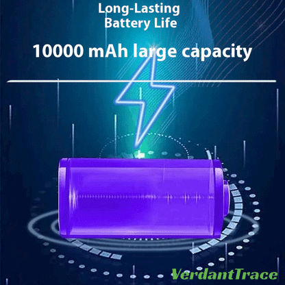 VTH5 livestock GPS tracker 10000mAh battery capacity illustration for extended outdoor tracking