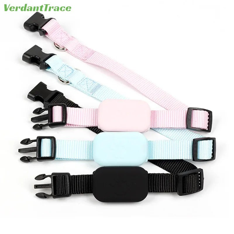 VerdantTrace Find My Pet Positioning Collar Waterproof Dog Gps Animal Tracking Movement Alert Anti Lost Tracker Cats Remote Global Locator for IOS