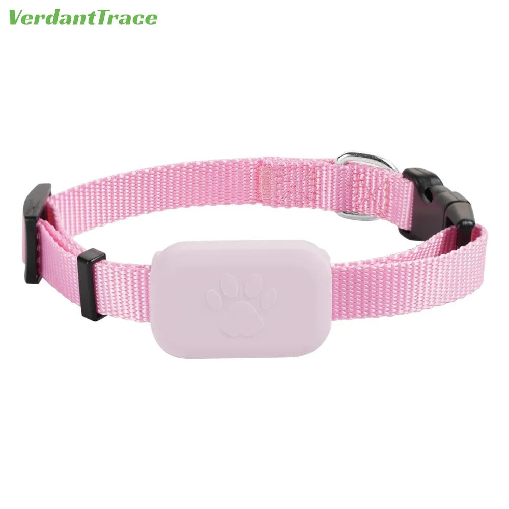 VerdantTrace Find My Pet Positioning Collar Waterproof Dog Gps Animal Tracking Movement Alert Anti Lost Tracker Cats Remote Global Locator for IOS