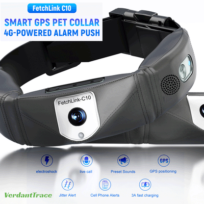 FetchLink C10 GPS Wireless Dog Fence with 2K Camera