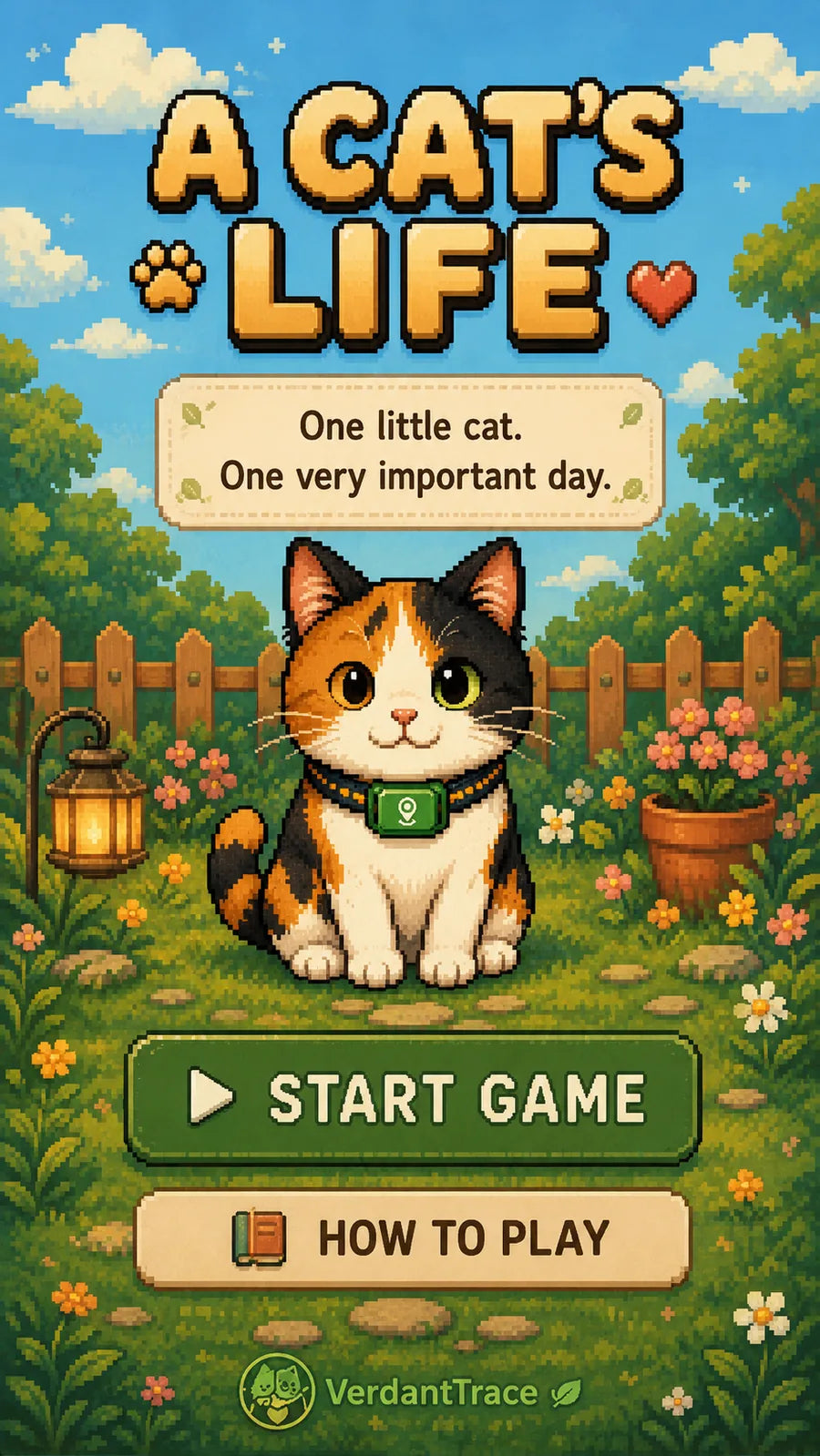 A Cat's Life start screen