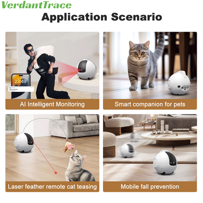VTCR-02 Mobile Intelligent Pet Robot Camera