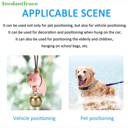 VT15 Mini Pet GPS Tracker for Dogs & Cats — Live Tracking & Geo-Fence