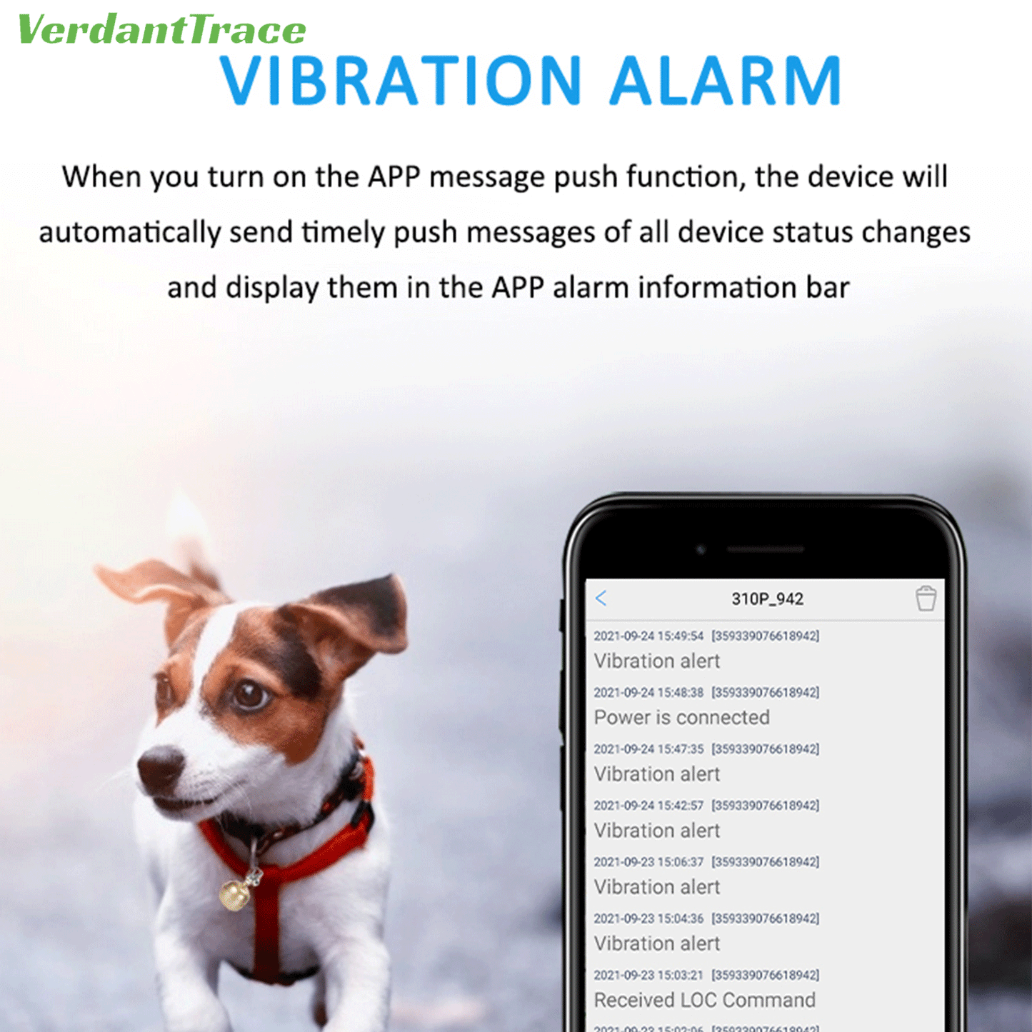 VT15 Mini Pet GPS Tracker for Dogs & Cats — Live Tracking & Geo-Fence