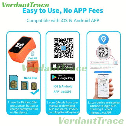 VT02 4G GPS Cat Tracker Free Dog Tracker