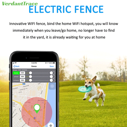 VT15 Mini Pet GPS Tracker for Dogs & Cats — Live Tracking & Geo-Fence