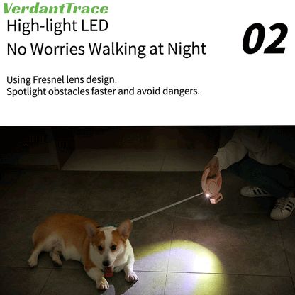 VTCW-01 Smart Retractable Pet Leash (3m) | With Light & Poop Bag