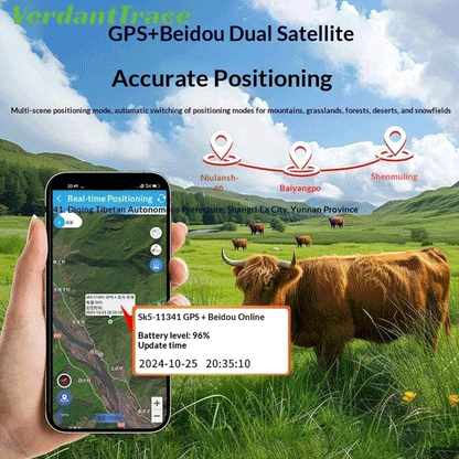 VTH1 Solar-GPS-Tracker für Nutzvieh