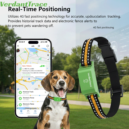 VT01 4G GPS Free Pet Tracker Collar