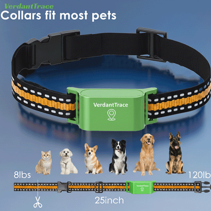 VT01 4G GPS Free Pet Tracker Collar