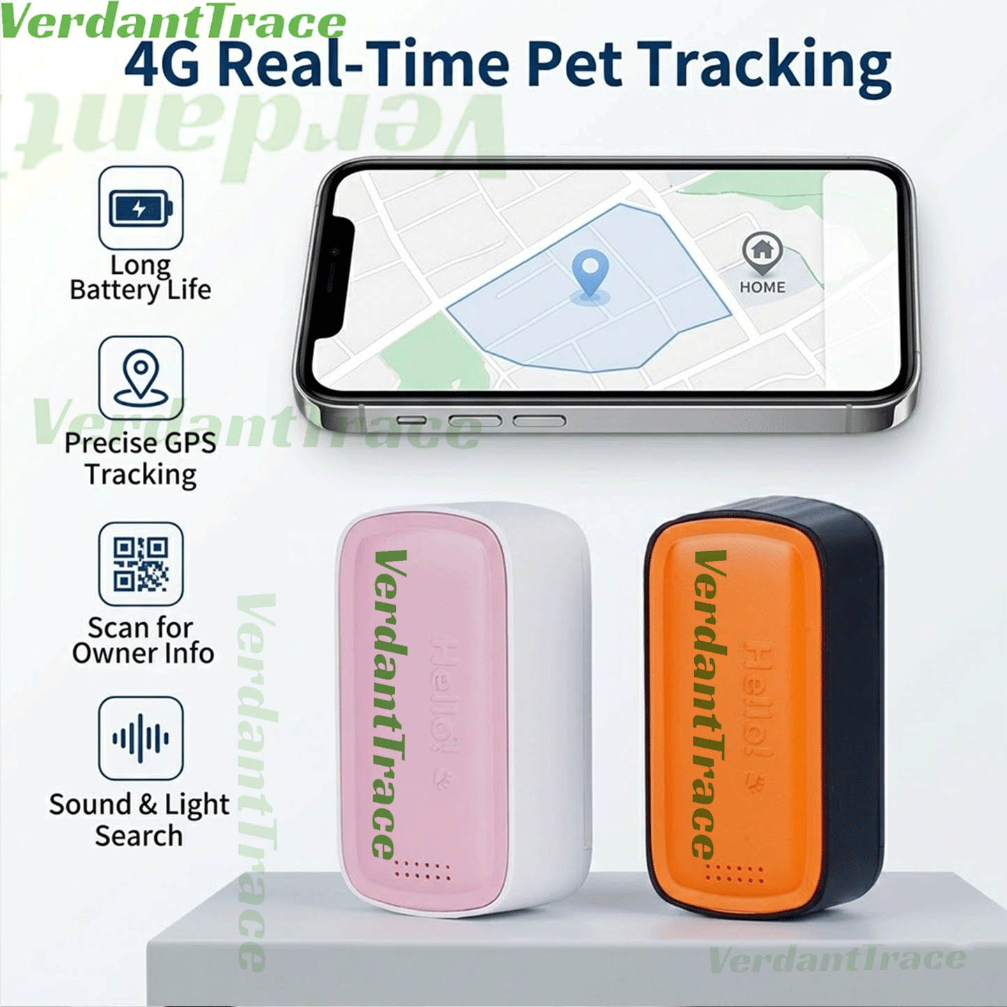 VTG3 4G Smart Pet GPS Tracker dla Kotów i Psów