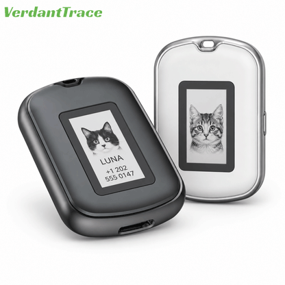 Produktübersicht des VerdantTrace VT26 Apple Find My E-Ink-Trackers
