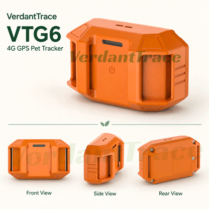 نظرة عامة على ميزات طوق VerdantTrace VTG6 لتتبع القطط والكلاب
