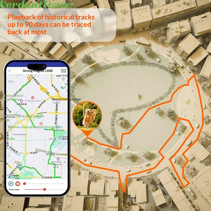 VTG2 4G Cat1 GPS Pet Tracker with LED Light